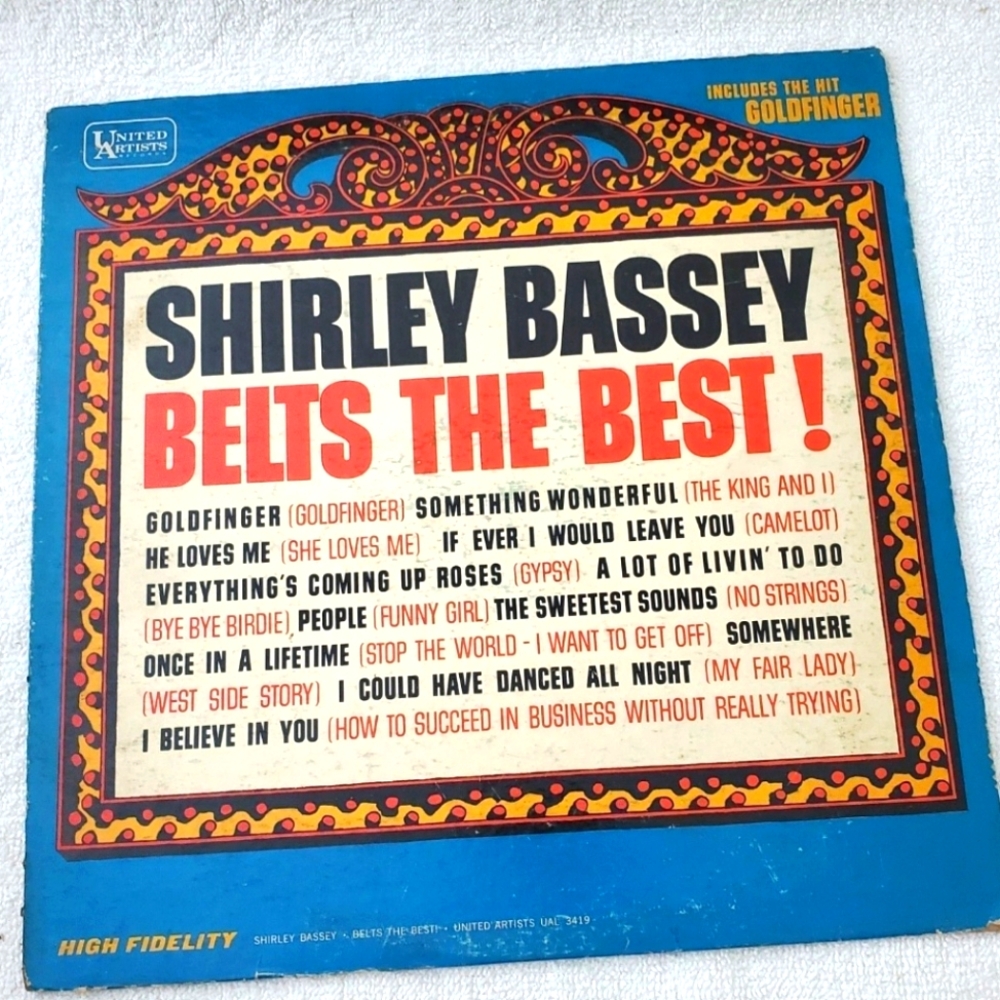 BOGO Shirley Bassey Belts the Best! Vinyl Record